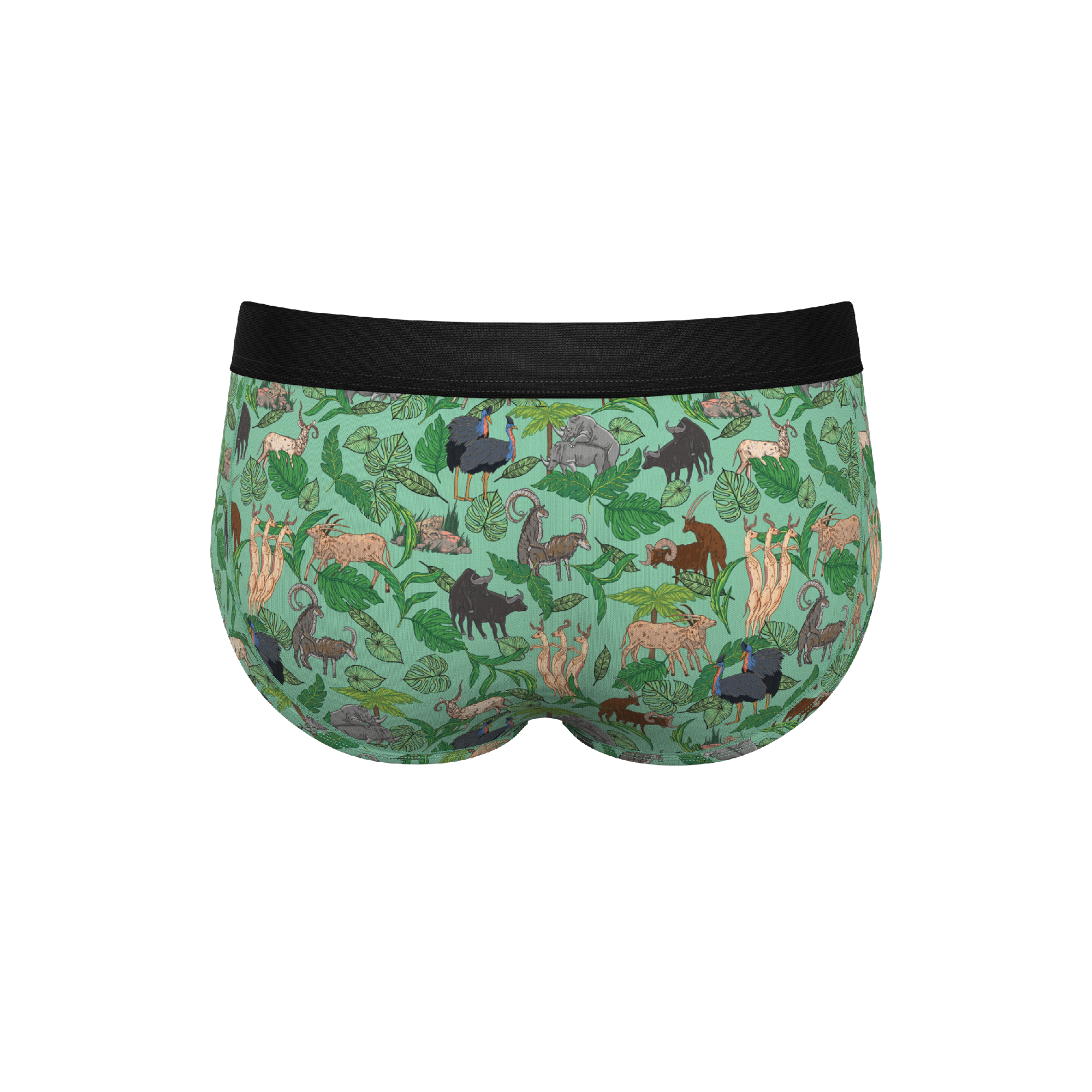 The Hornography | Tropical Animals Ball Hammock® Pouch Underwear Briefs - Shinesty