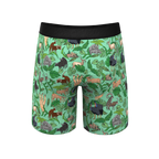 The Hornography | Tropical Animals Ball Hammock® Boxer - Long Leg - Shinesty