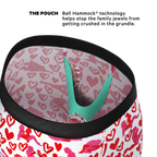 The Hot-Blooded Handbook | Valentines Ball Hammock® Boxer - Long Leg - Shinesty