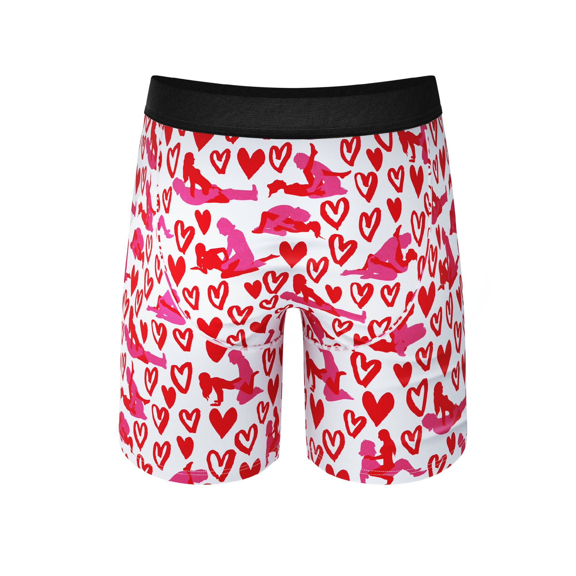 The Hot-Blooded Handbook | Valentines Ball Hammock® Boxer - Long Leg - Shinesty