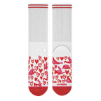 The Hot-Blooded Handbook | Valentine's Day Heel Hammock™ Crew Socks - Shinesty