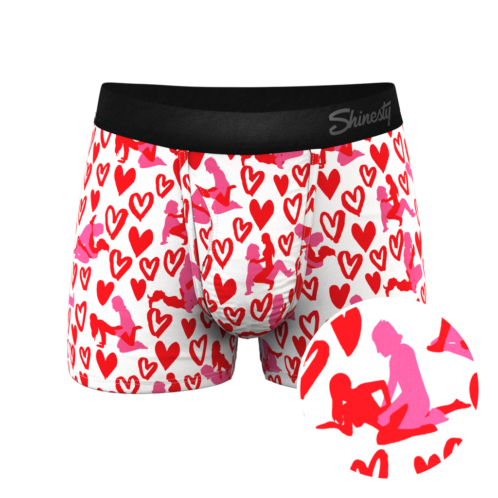 The Hot-Blooded Handbook | Valentines Ball Hammock® Pouch Trunks Underwear - Shinesty
