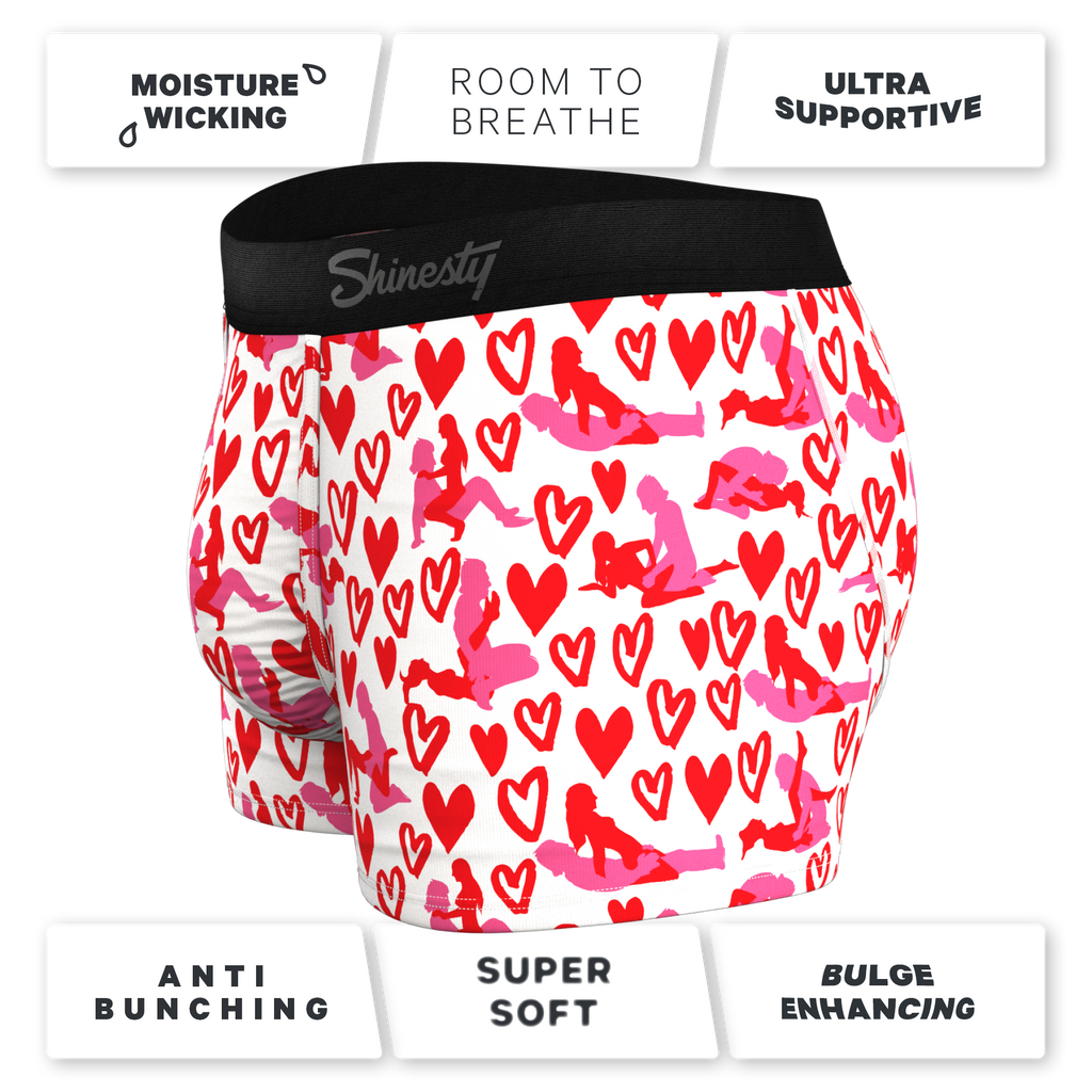 The Hot-Blooded Handbook | Valentines Ball Hammock® Pouch Trunks Underwear - Shinesty