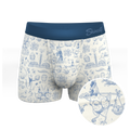 The Hot Cottontail | Easter Toile Ball Hammock® Pouch Trunks Underwear - Shinesty
