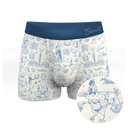 The Hot Cottontail | Easter Toile Ball Hammock® Pouch Trunks Underwear - Shinesty