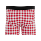 The Hot Diggity | Red Gingham Youth Boxer Briefs - Shinesty