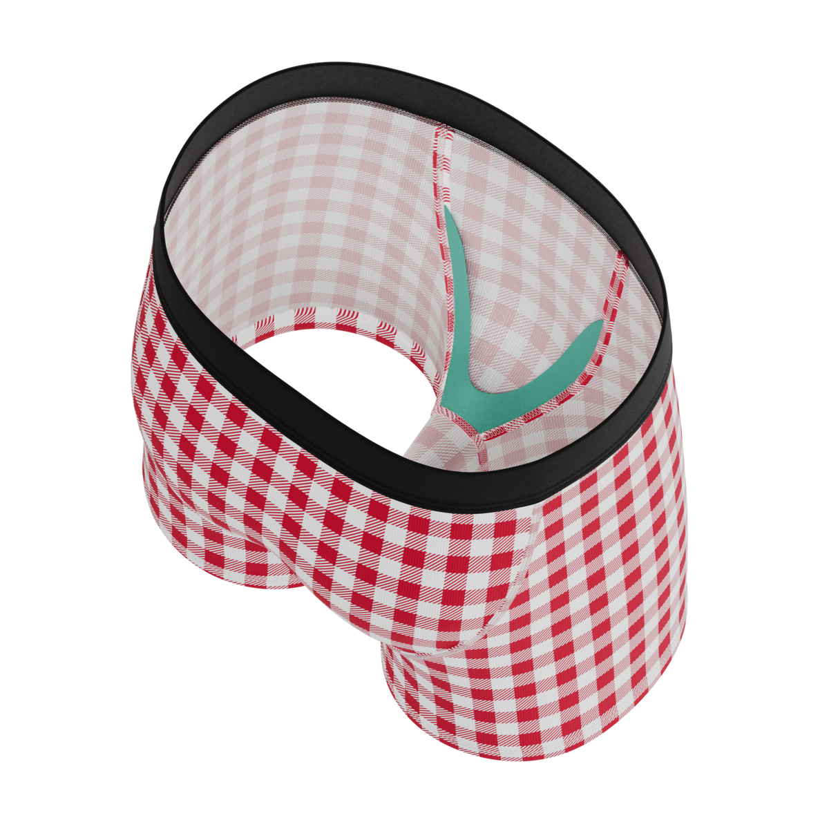 The Hot Diggity | Red Gingham Youth Boxer Briefs - Shinesty
