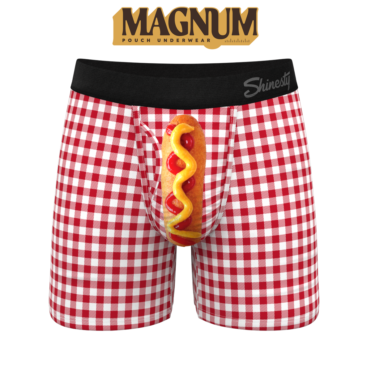 The Hot Diggity | Corn Dog Ball Hammock® Magnum Big Pouch Underwear - Shinesty