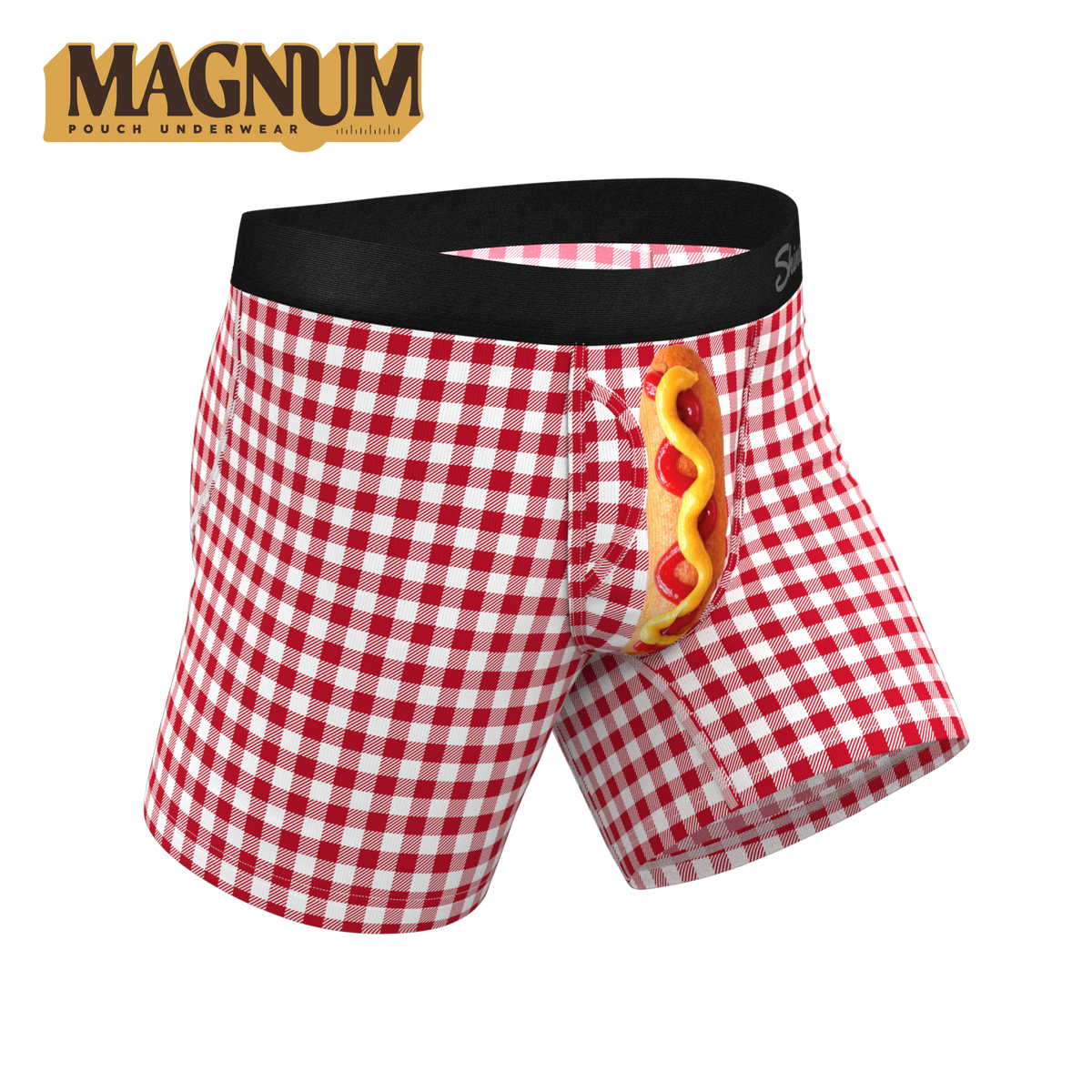 The Hot Diggity | Corn Dog Ball Hammock® Magnum Big Pouch Underwear - Shinesty