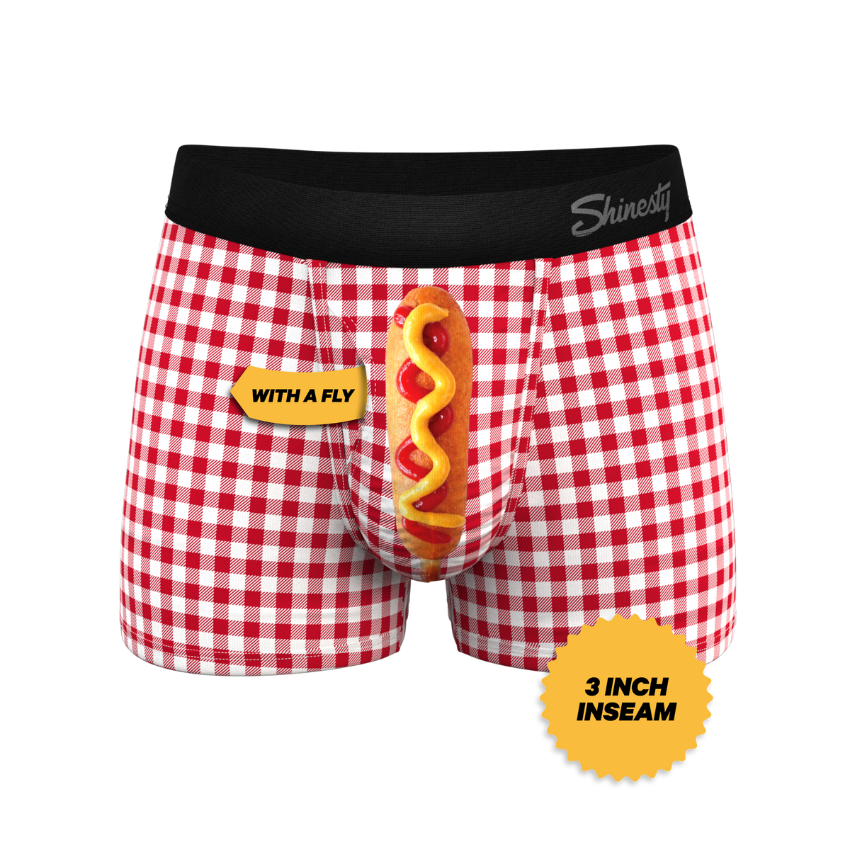 The Hot Diggity | Corn Dog Ball Hammock® Pouch Trunks Underwear - Shinesty
