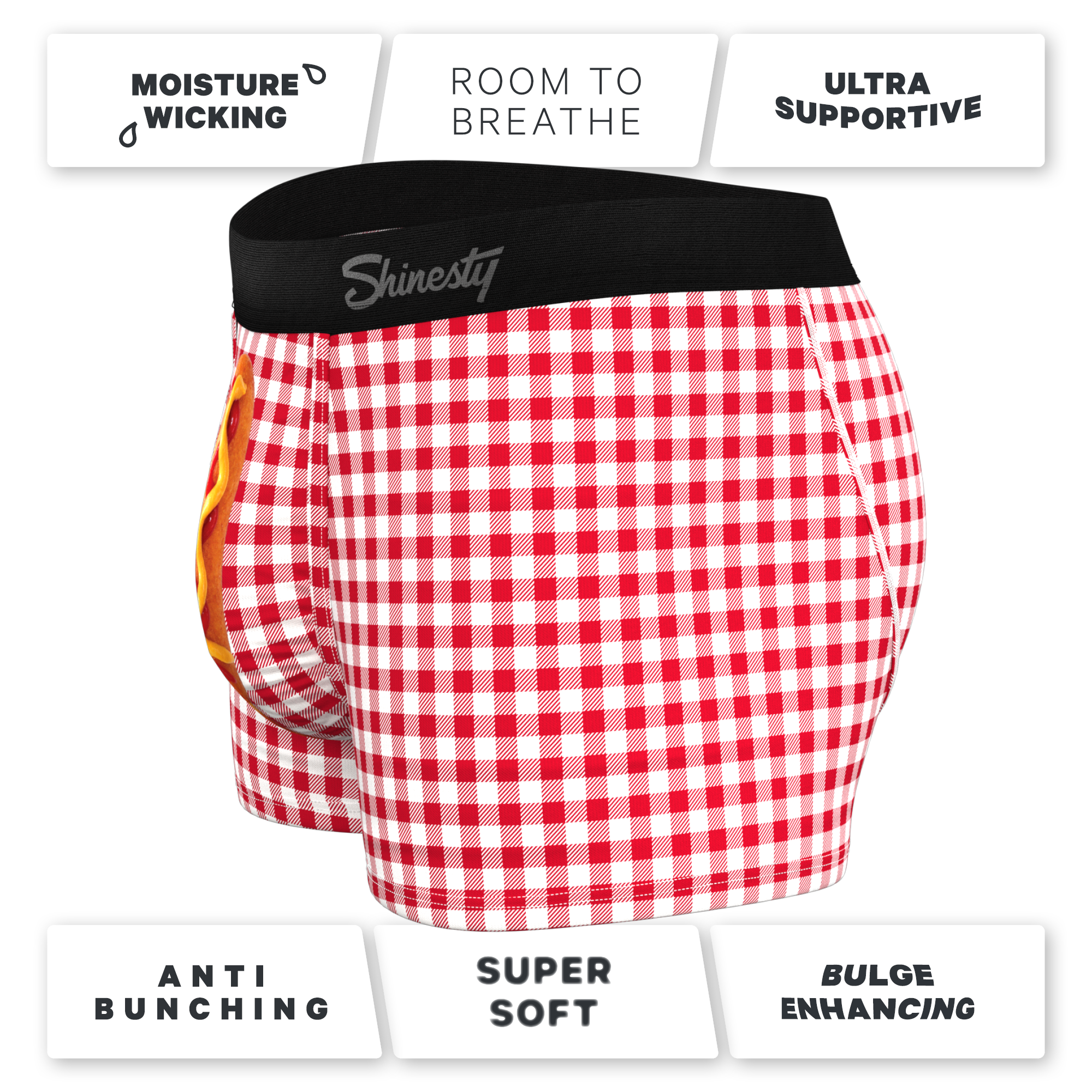 The Hot Diggity | Corn Dog Ball Hammock® Pouch Trunks Underwear - Shinesty