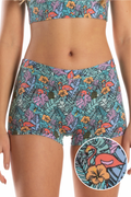 The Hot Tropic | Tropical Flamingo Modal Boyshort Underwear - Shinesty