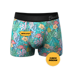 The Hot Tropic | Tropical Flamingo Ball Hammock® Pouch Trunks Underwear - Shinesty