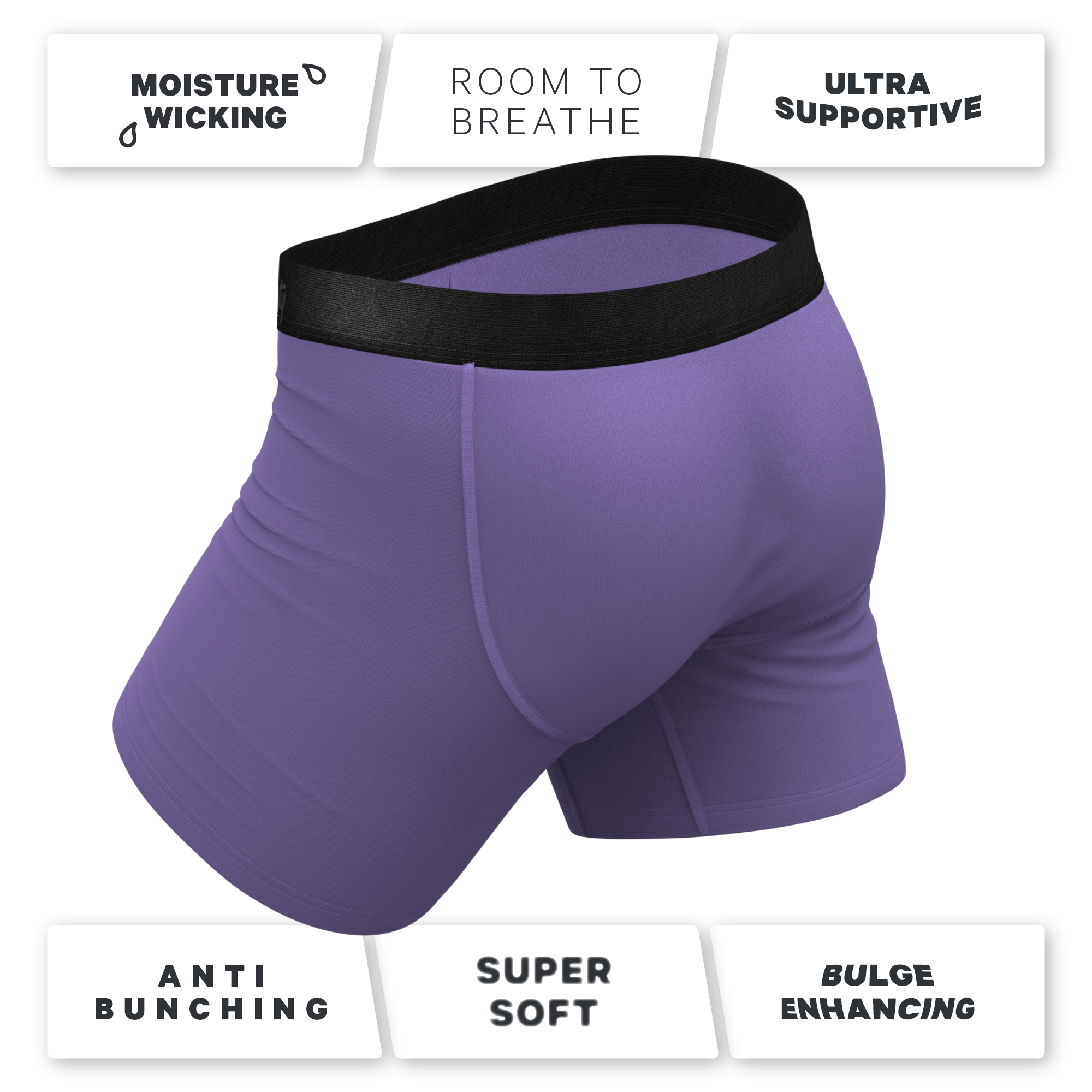 The Hot & Bothered | Color Changing Hyper Color Ball Hammock® Pouch Underwear - Shinesty