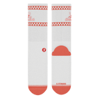 The Hot & Fresh | Pizza Box Heel Hammock™ Crew Socks - Shinesty