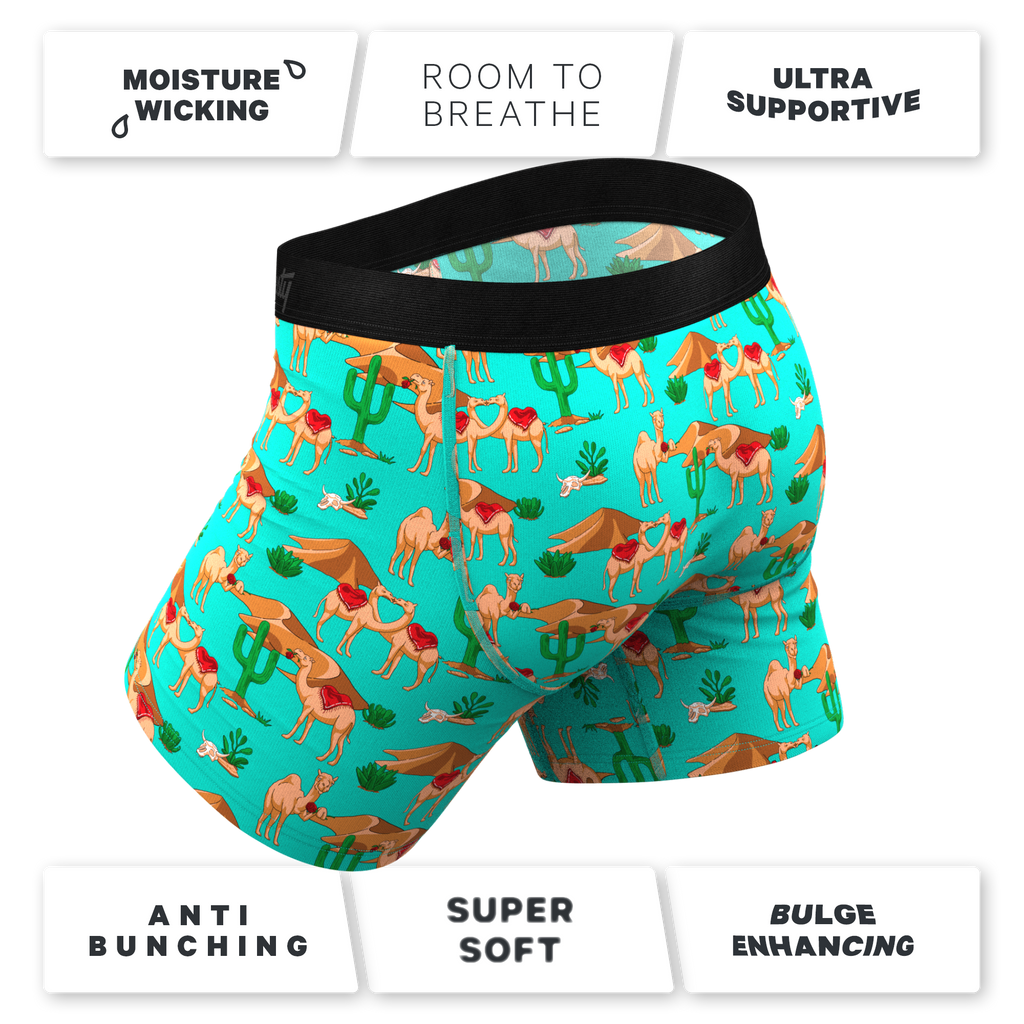 The Hump Day | Camels Ball Hammock® Pouch Underwear With Fly - Shinesty