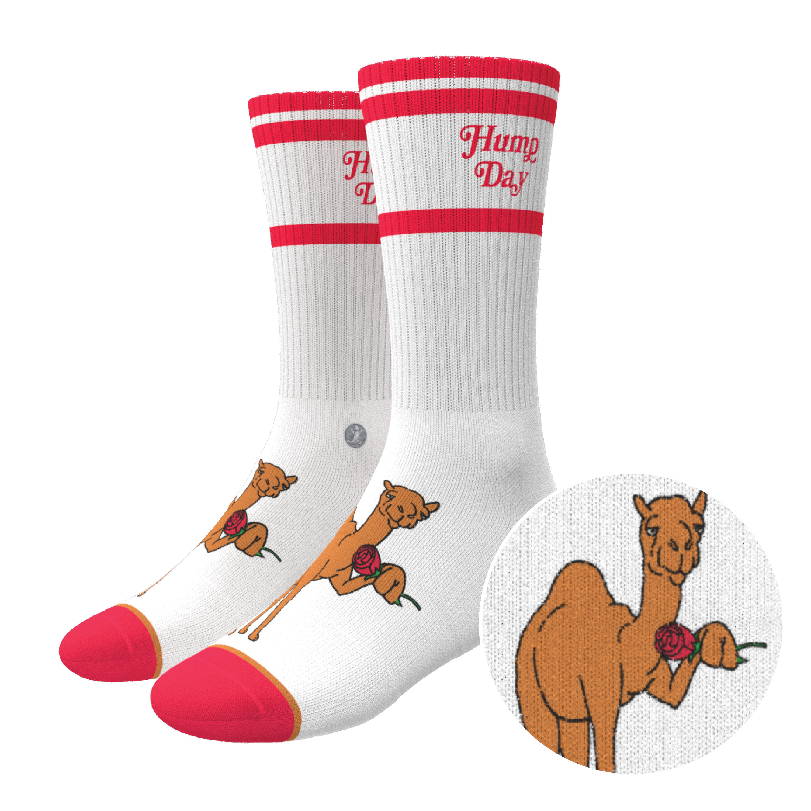 The Hump Day | Camel Heel Hammock™ Crew Socks - Shinesty