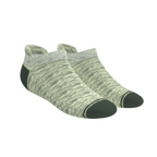 The Illusion | Green Pattern Heel Hammock™ Ankle Socks - Shinesty