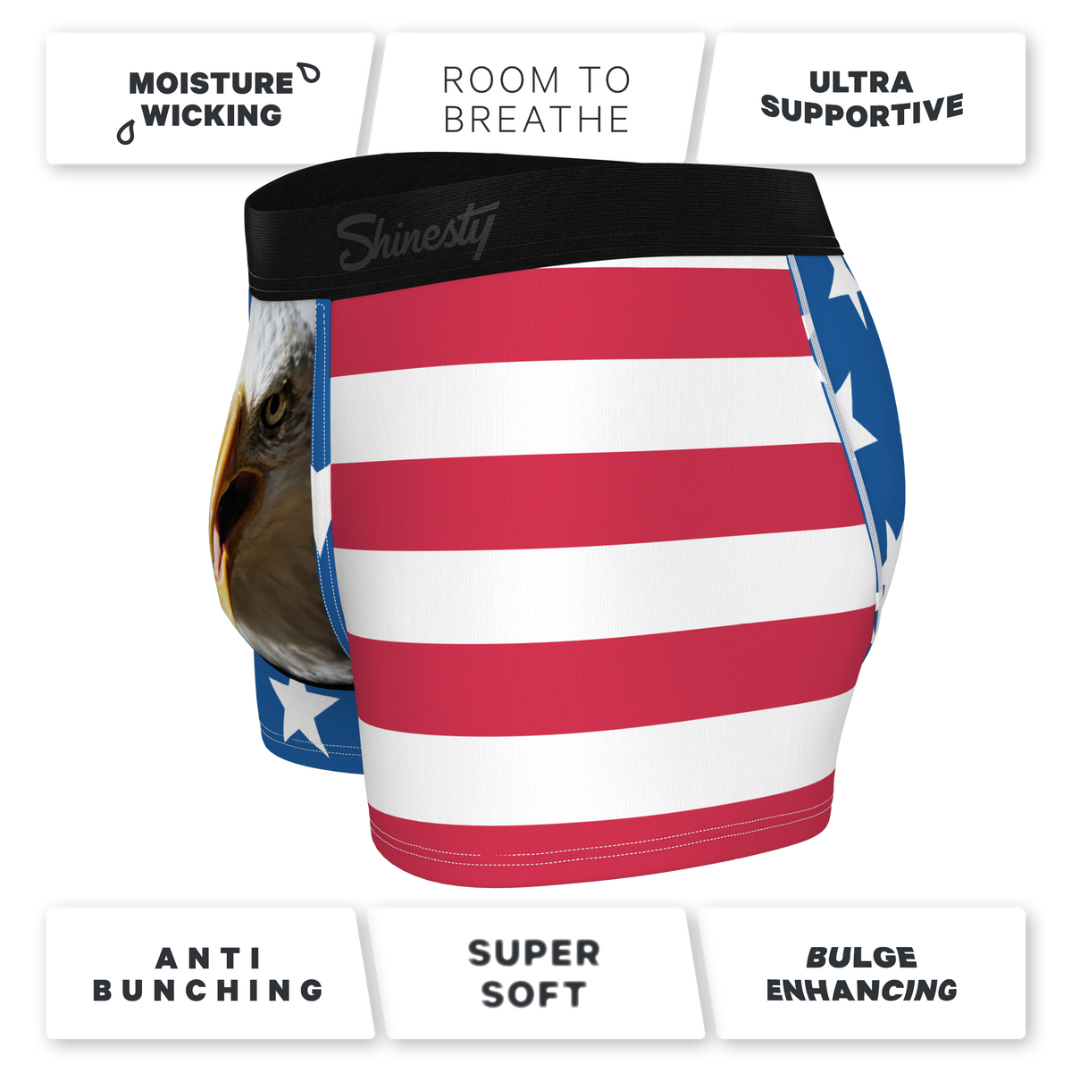 The Independance Apex | Ball Hammock® Pouch Trunks Underwear 3 Pack - Shinesty