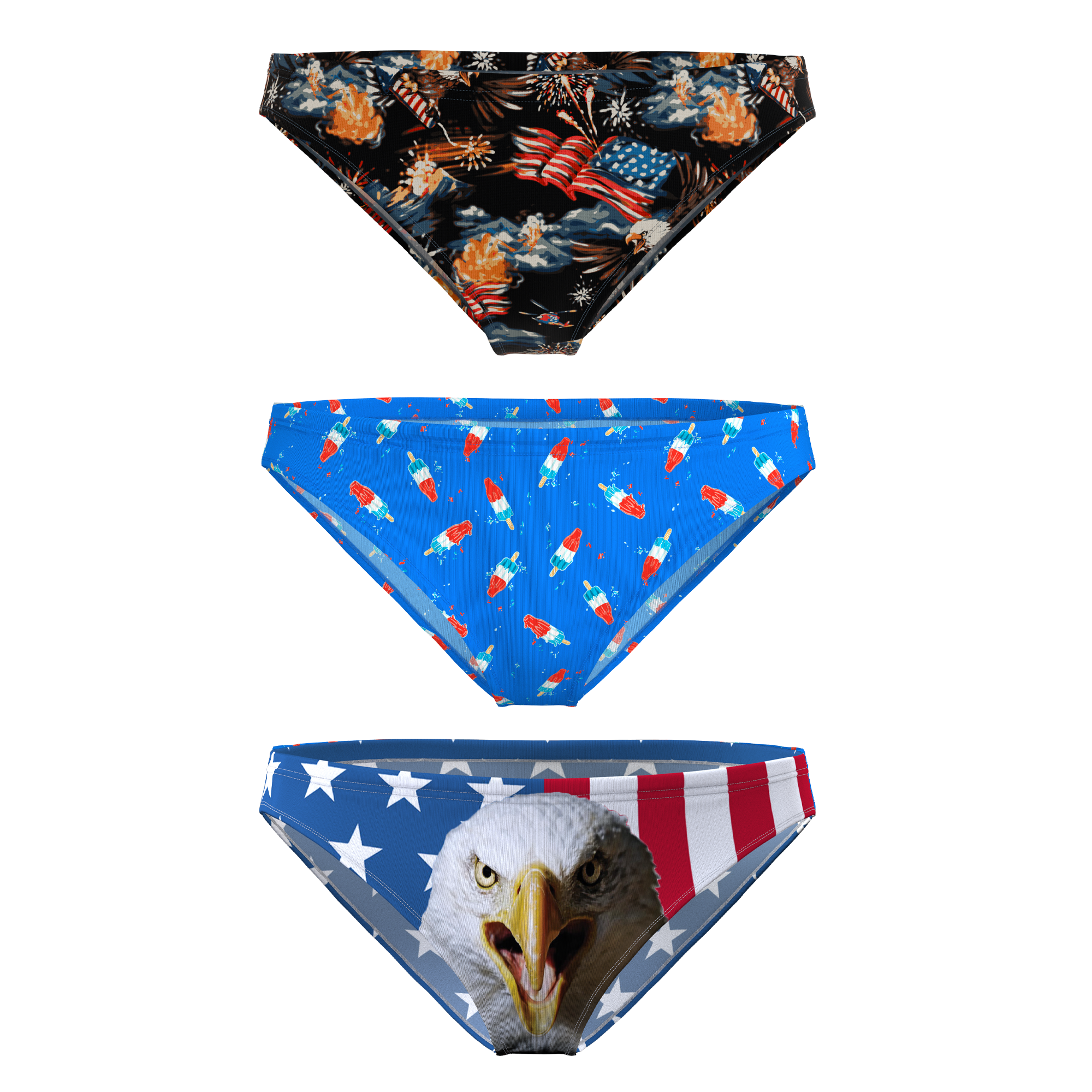 The Independance | Bikini Underwear 3 Pack - Shinesty