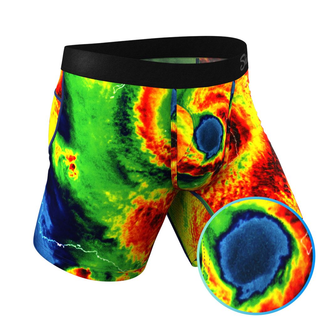 The Insane Hurricane | Hurricane Map paradICE™ Cooling Ball Hammock® Underwear - Shinesty