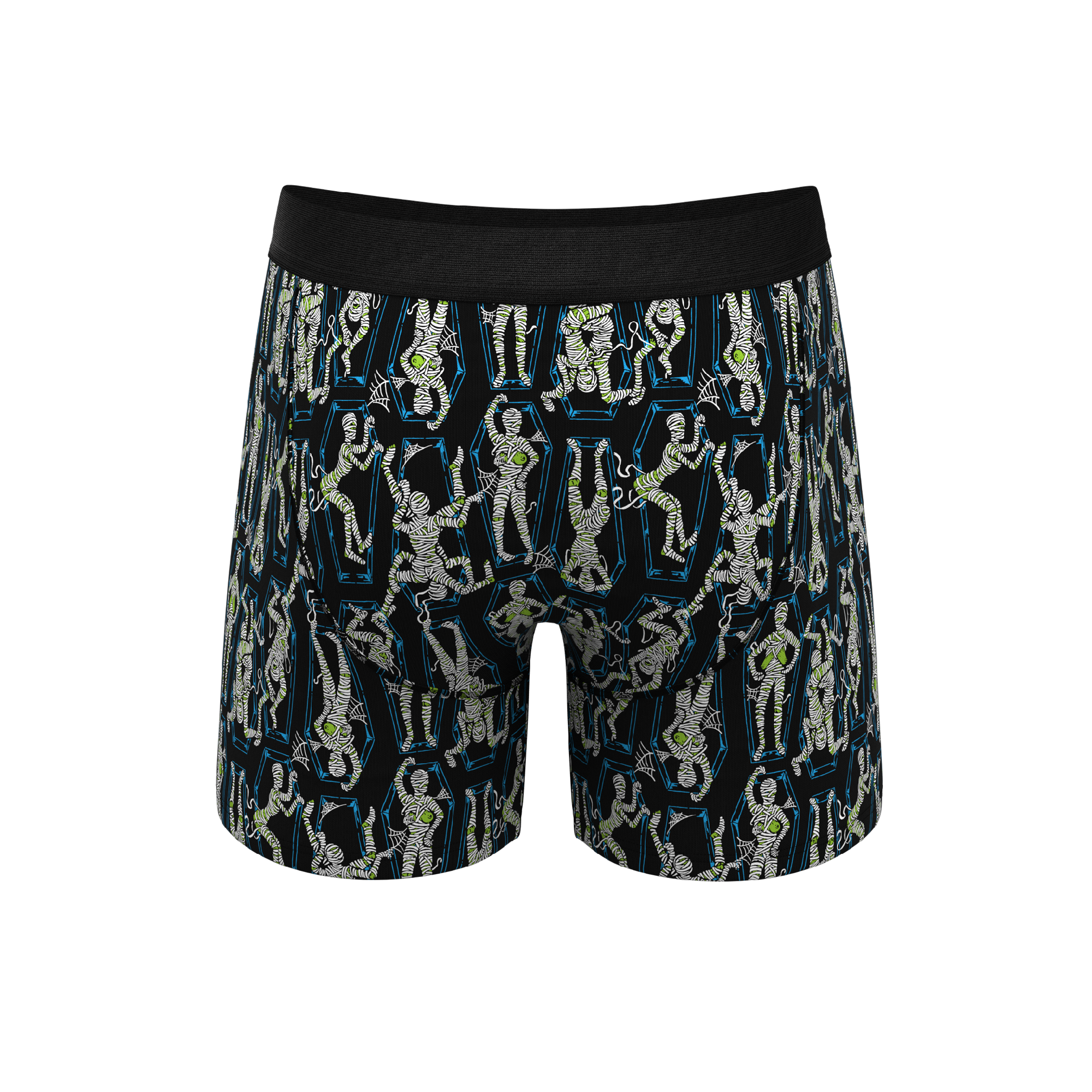 The Inter-Corpse | Halloween Mummies Ball Hammock® Pouch Underwear With Fly - Shinesty