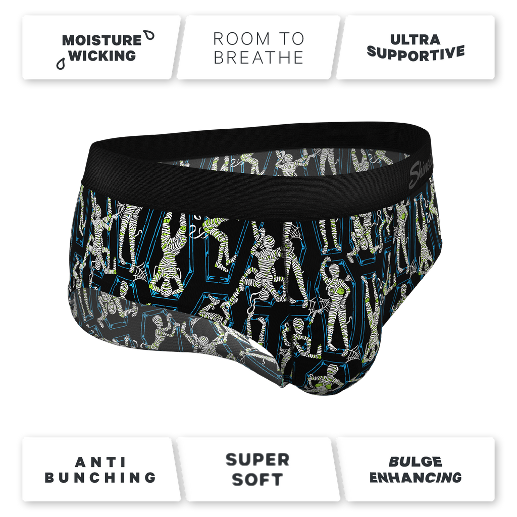 The Inter-Corpse | Halloween Mummies Ball Hammock® Pouch Underwear Briefs - Shinesty