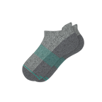 The Intramural Champ | Gray Stay Weird Heel Hammock™ Ankle Socks - Shinesty