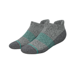 The Intramural Champ | Gray Stay Weird Heel Hammock™ Ankle Socks - Shinesty