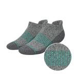 The Intramural Champ | Gray Stay Weird Heel Hammock™ Ankle Socks - Shinesty
