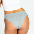 The Intramural Champ | Heather Grey Modal Bikini Underwear - Shinesty