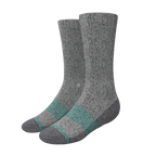The Intramural Champ | Gray Stay Weird Heel Hammock™ Crew Socks - Shinesty