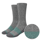 The Intramural Champ | Gray Stay Weird Heel Hammock™ Crew Socks - Shinesty