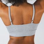 The Intramural Champ | Heather Grey Boob Hammock™ Scoop Bralette - Shinesty