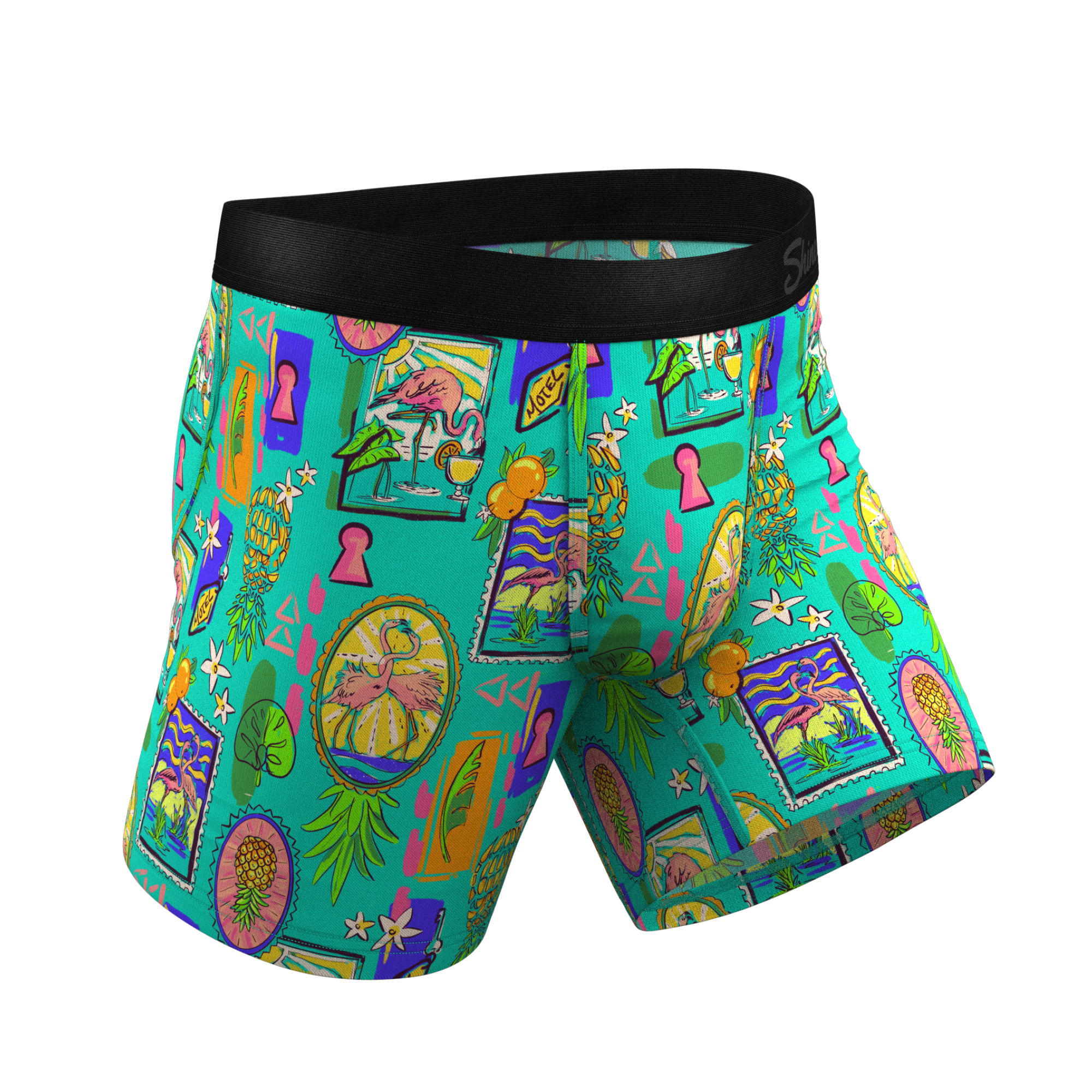 The Island Time | Pineapple Scene Ball Hammock® Pouch Underwear - Shinesty