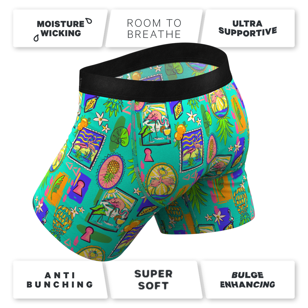 The Island Time | Pineapple Scene Ball Hammock® Pouch Underwear - Shinesty