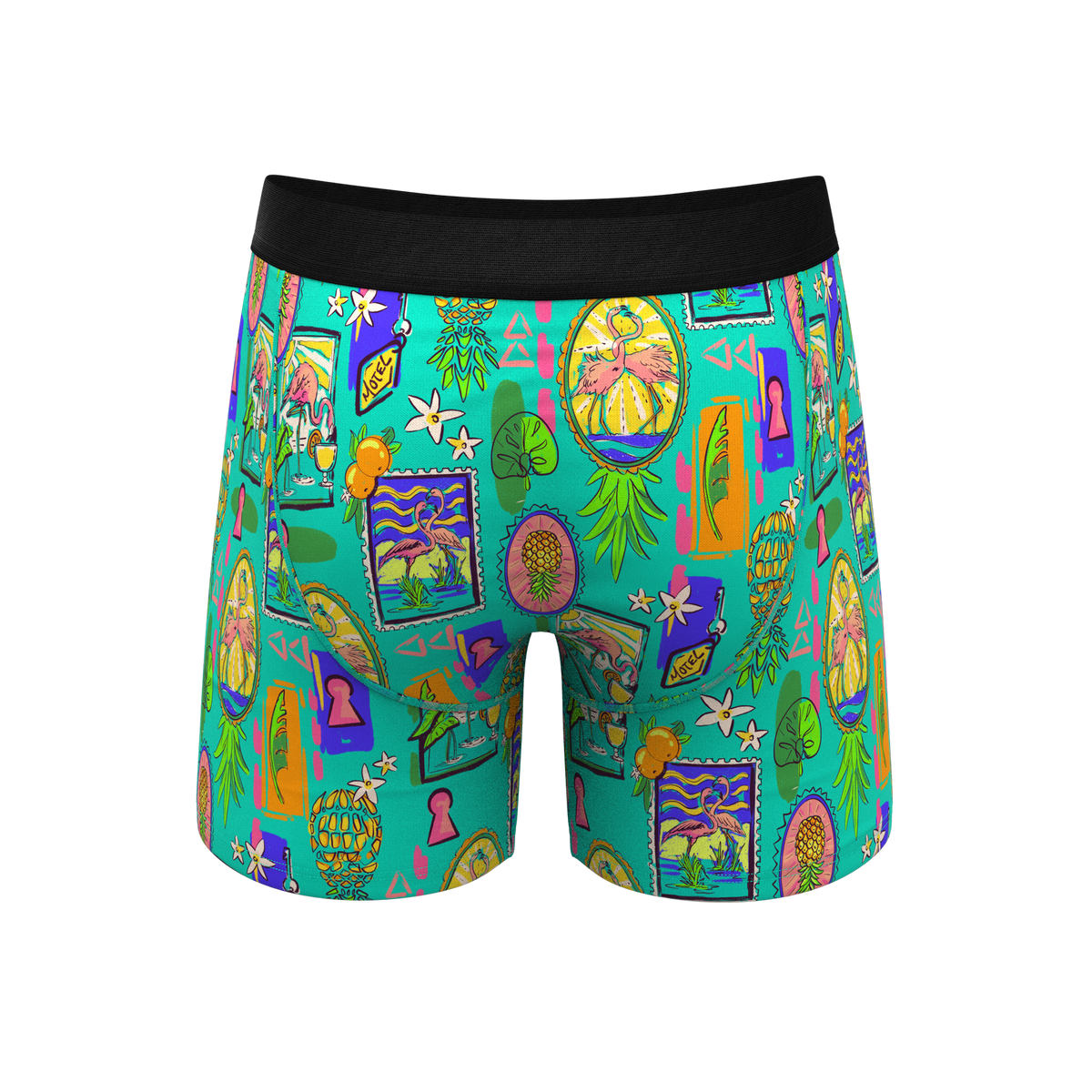 The Island Time | Pineapple Scene Ball Hammock® Pouch Underwear - Shinesty