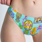 The Island Time | Pineapple Scene Modal Bikini Underwear - Shinesty