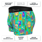 The Island Time | Pineapple Scene Ball Hammock® Pouch Trunks Underwear - Shinesty
