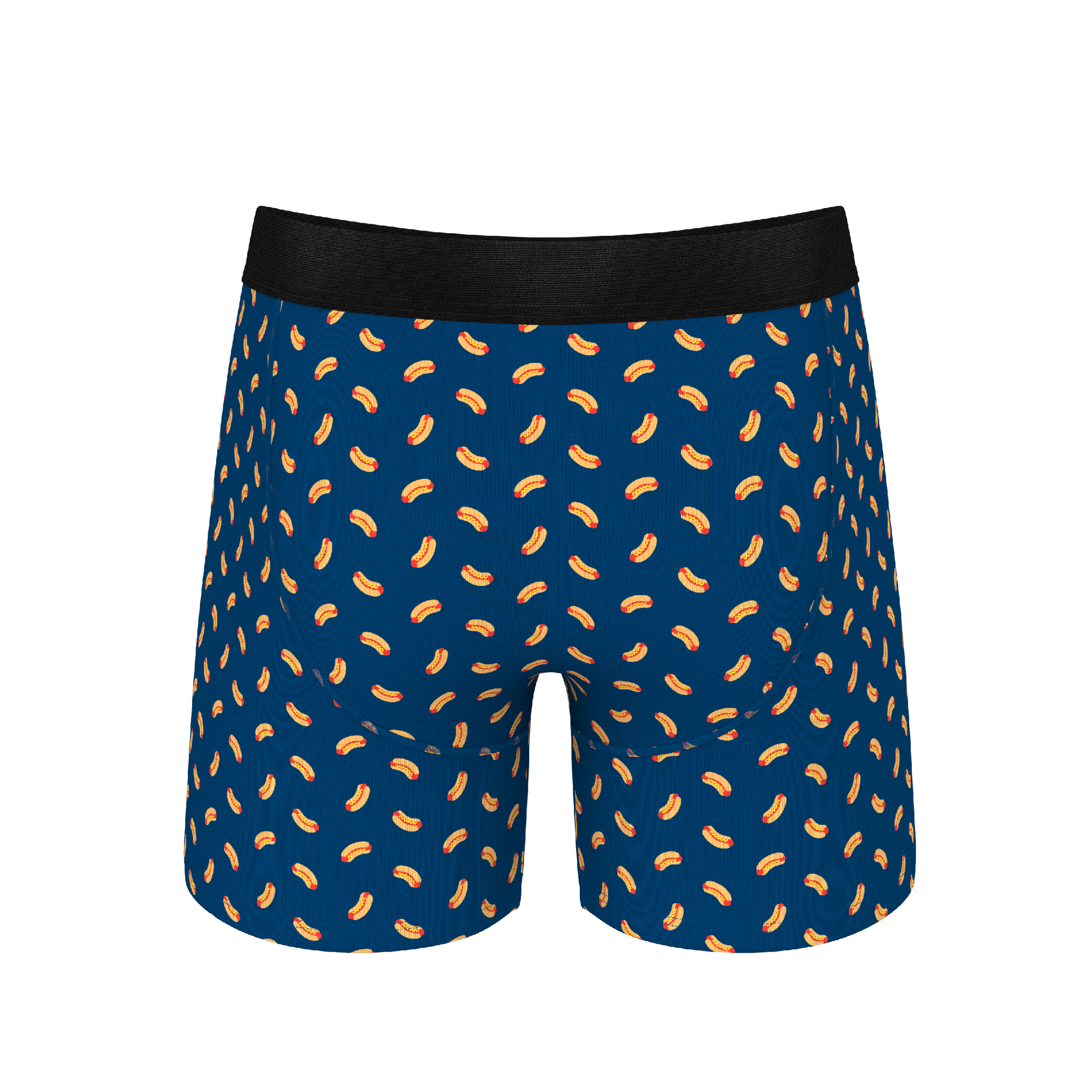 The Itty Bitty Buns | Hotdog Ball Hammock® Pouch Underwear With Fly - Shinesty