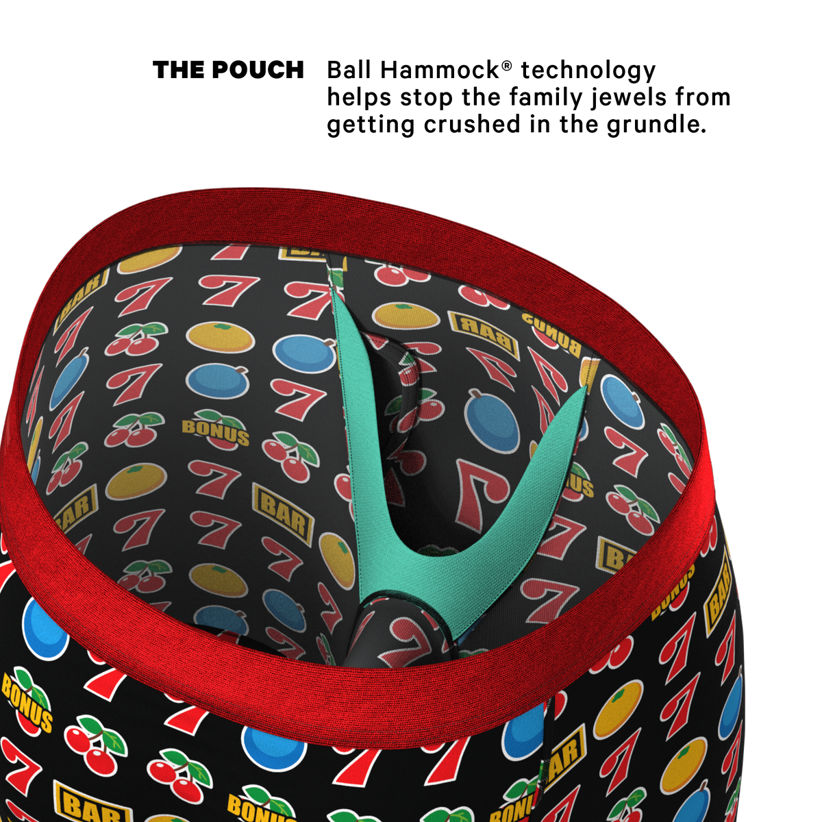 The Apex Jackpot | Slot Machine Ball Hammock® Boxer - Long Leg - Shinesty
