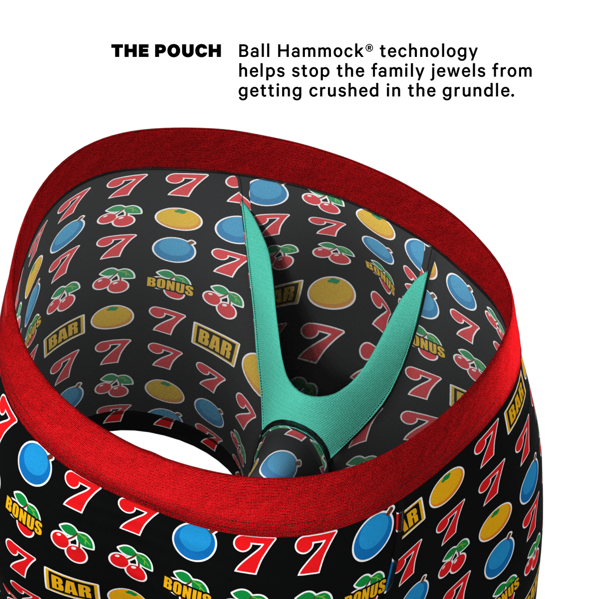 The Apex Jackpot  | Slot Machine Ball Hammock® Pouch Underwear - Shinesty