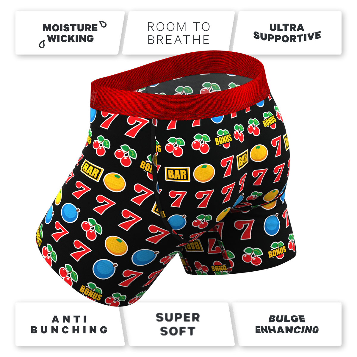The Apex Jackpot  | Slot Machine Ball Hammock® Pouch Underwear - Shinesty