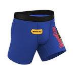 The Jackson | Blue Cowboy Shinesty x Diamond Cross Ranch Ball Hammock® Pouch Underwear With Fly - Shinesty