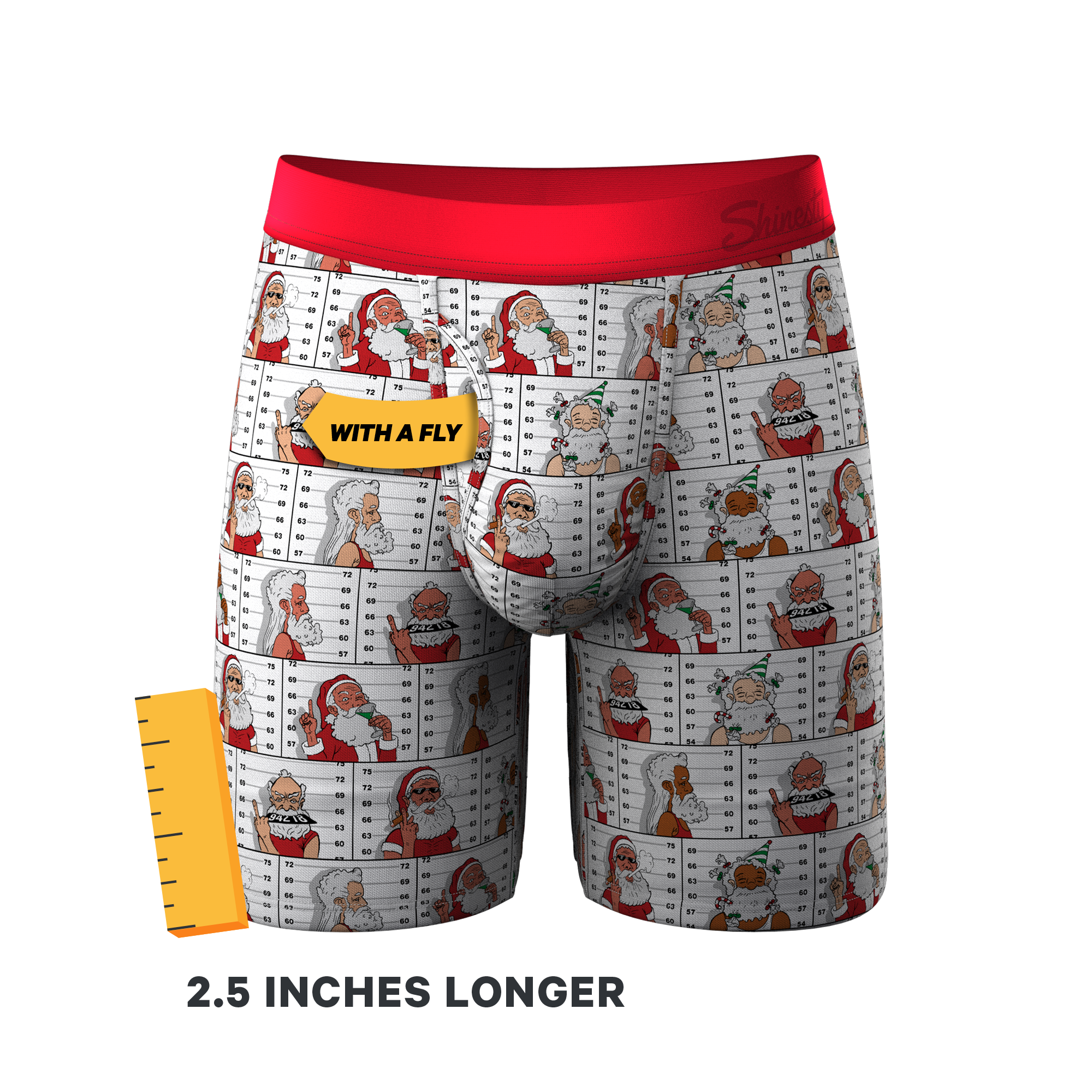 The Jailbird | Mugshot Ball Hammock® Boxer - Long Leg - Shinesty