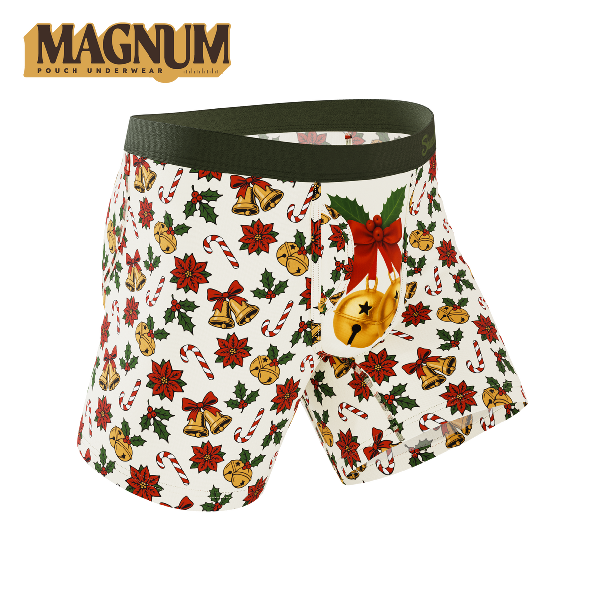 The Jingle All The Way | Christmas Bells Ball Hammock® Magnum Big Pouch Underwear - Shinesty