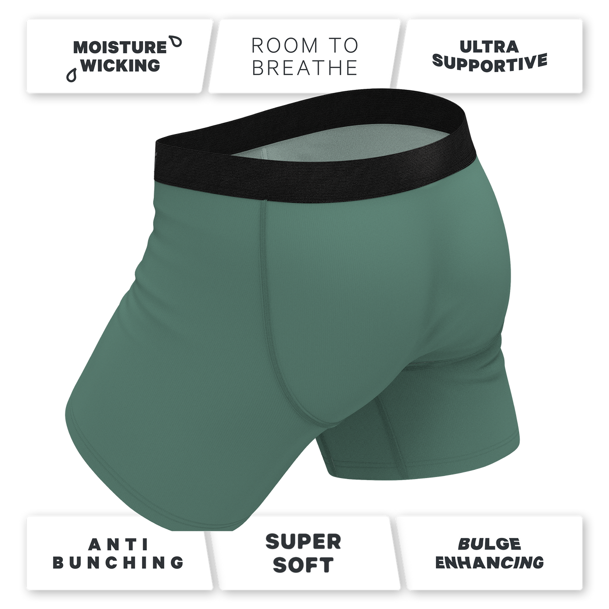 The Jingles | Christmas Bells Ball Hammock® Pouch Underwear With Fly - Shinesty