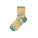 The June Bug | Sunflower Heel Hammock™ Quarter Crew Socks - Shinesty