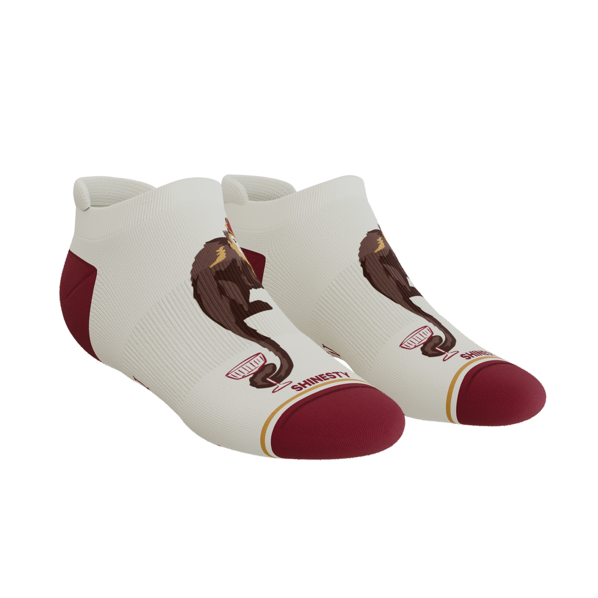 The Jungle Juice | Circus Monkey Heel Hammock™ Ankle Socks - Shinesty