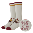 The Jungle Juice | Circus Monkey Heel Hammock™ Crew Socks - Shinesty